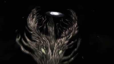 A depiction of an outer god eating the galaxy (turn sound on)