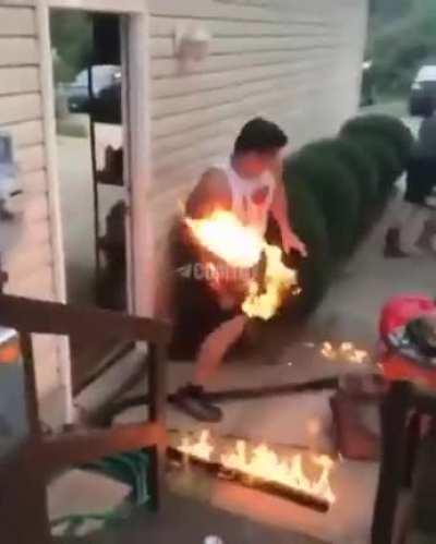 Good way to start your campfire