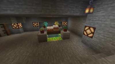 A base I made inside a hill. How does it look?