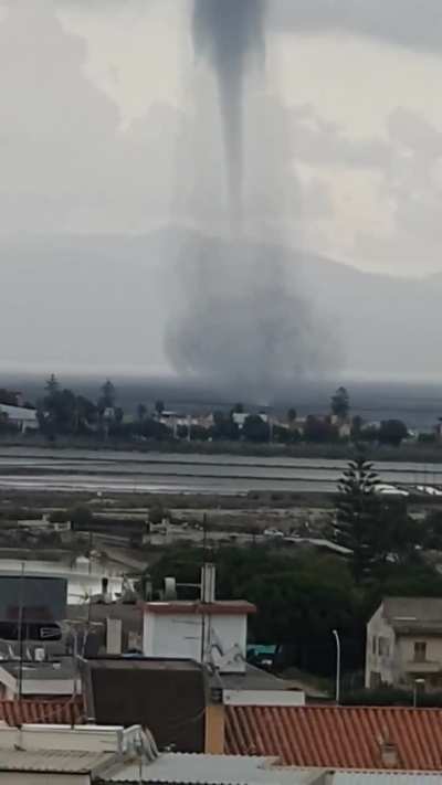 Waterspout captured - Cagliari, Sardinia, Italy - September 23 2025