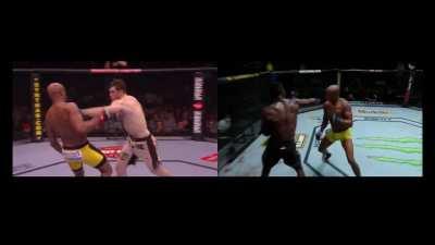Anderson Silva enters the Matrix and punishes a sloppy Forrest Griffin, 11 years later, Uriah Hall enters the Matrix, and punishes a sloppy Anderson Silva