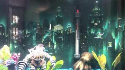 My new Bioshock theme fish tank 😝