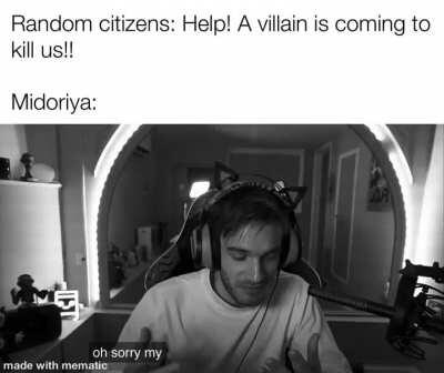 Maybe midorya cant save everyone all the time