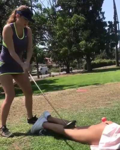 Гольфисты зацените