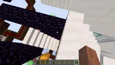 Redstone Stairway but Recycle the Stairway