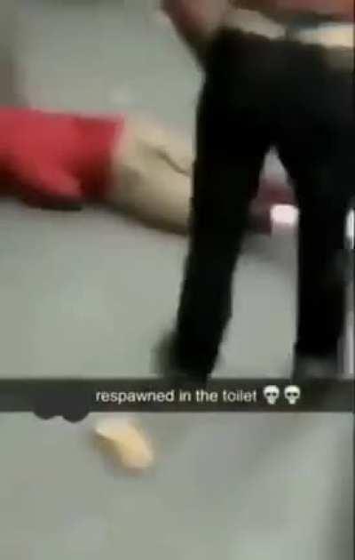 Red shirt man, will spawn in the toilet forever 🚽