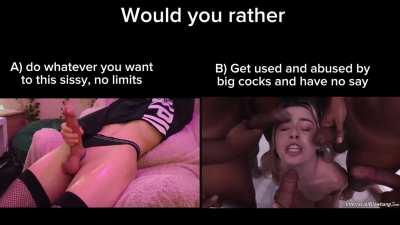 A hard choice, what would you pick?