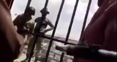 Taliban fighters at Pakistan border, threatening Pakistani soldiers you are next!