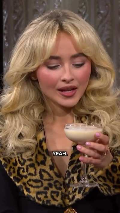 Sabrina on The Late Show with Stephen Colbert [From Instagram, December 2024]