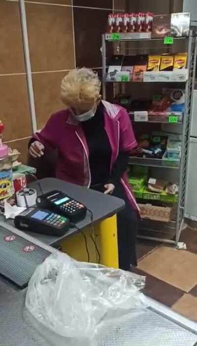 Granny Karen took too much...