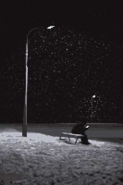 [OC] Lonely winter evening