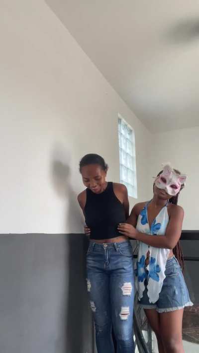 I tied her up and tickled her a long time