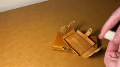 My brother has been wanting a custom cribbage board for a long time. I finally delivered.