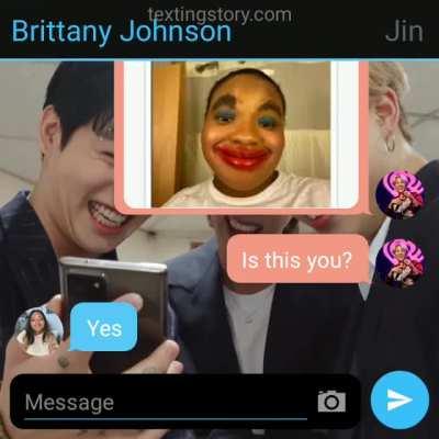 Lovely peaches fan girling over BTS 💜💜💜