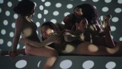 Ariana Grande getting a light spanking