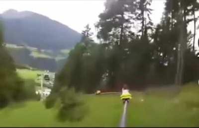 Bruce at the amusement park off them percs