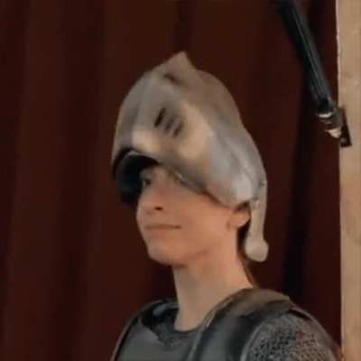 I know I'm a few weeks late, but this helmet was the star of the show for me so I made a gif