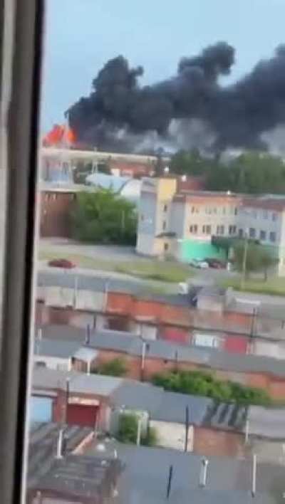 An-196 “Liutyi” hitting factory ABS Electro in Cheboksary city, Russia, 8-9th Jun 2025