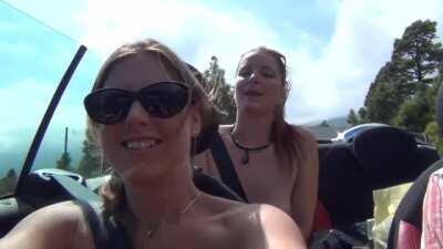 Just girlfriends out for a drive [OC]