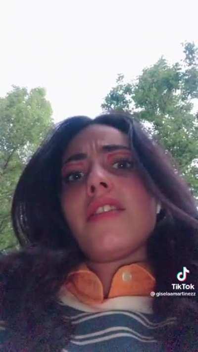 The way his face is shadowed…he was obviously sneaking up behind her and she had no idea