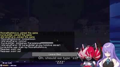 Moona murders Ollie with such savagery that the Minecraft server didn't even want to log it