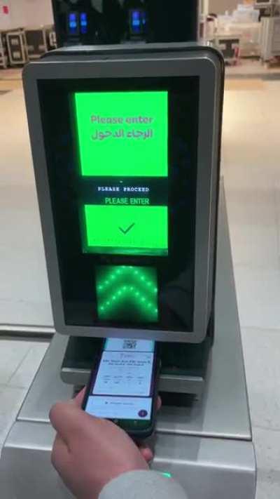 Al Bayt Stadium Turnstile validation demonstration