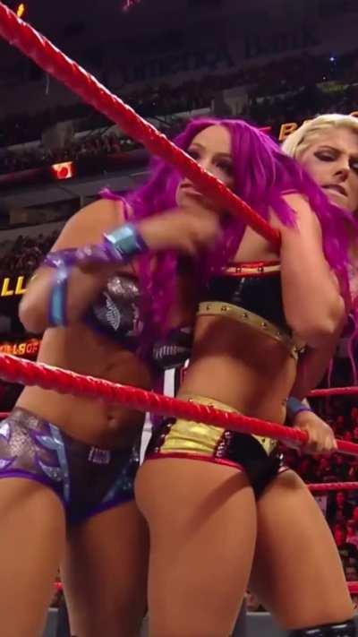 Alexa Bliss and Sasha Banks