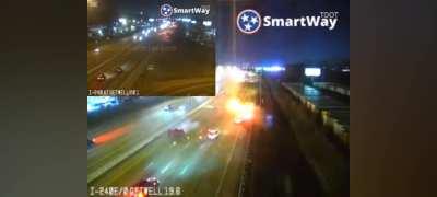 Street Racing In Memphis Leads To EXPLOSIVE Crash - Traffic Cam Watch 