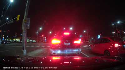 Mississauga guy casually running a red