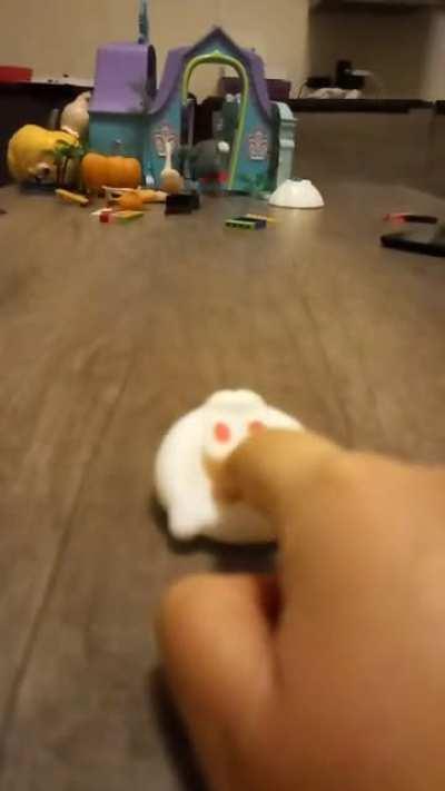 Never touch his favorite toy!