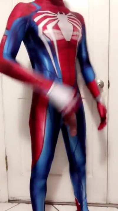 New suit with a soft cock 🕷