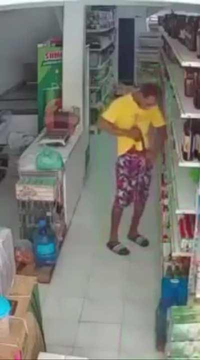 Mr Intoxication Attempts Shoplifting...