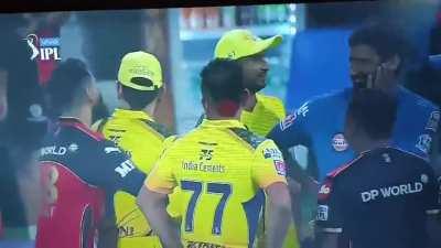 Mahirat wilding after the game