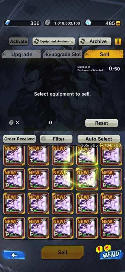 Actually ridiculous bad luck with this new equip