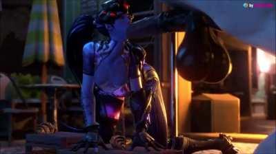 Widowmaker throatfucked by her horse (TheBartender)
