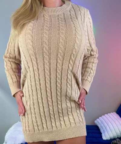 Some people would be scared of what's hiding under my sweater...