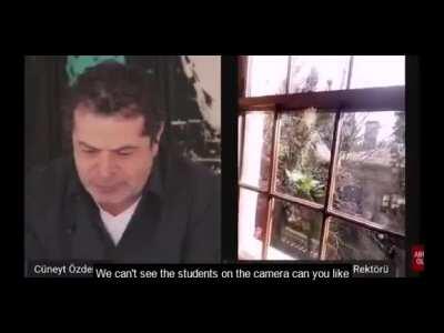 Recently appointed rector gets booed on a live stream during Bogazici Uni protests