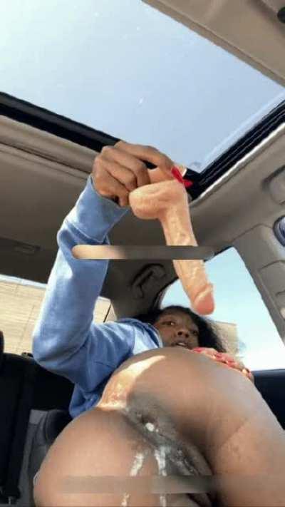 Anal Anal Creampie Anal Play Car Sex Caught Dildo Ebony Gape Public Porn GIF by belovedking11