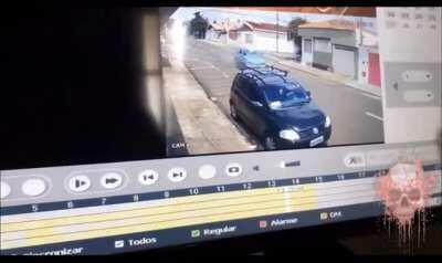 Delivery driver - probably his last delivery