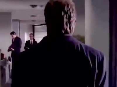 Me (a kind law abiding citizen) walking into my 9-5 sales job every morning