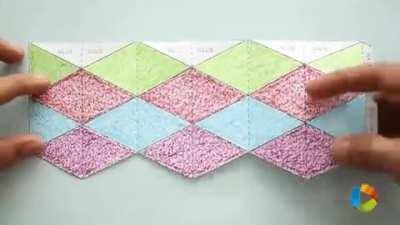 How To Make a 'Flextangle' - DIY Paper Toy