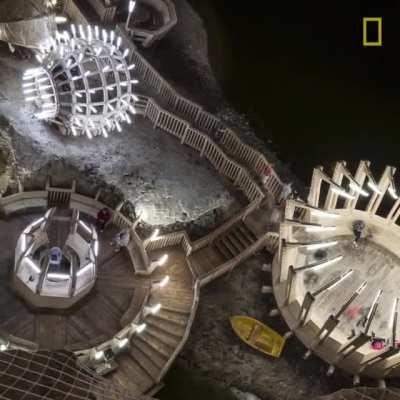 Underground Theme Park in Romania