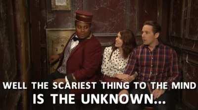 When it's November 1st and it dawns on you that you're not safe anymore...