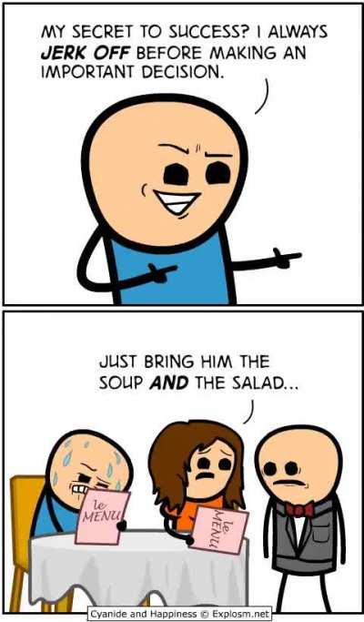 post nut clarity takes work.