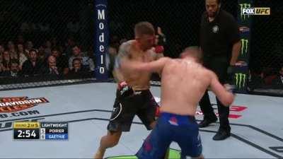 Dustin Poirier reads Justin Gaethje like a book