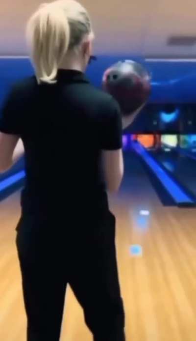 Nice bowling shot