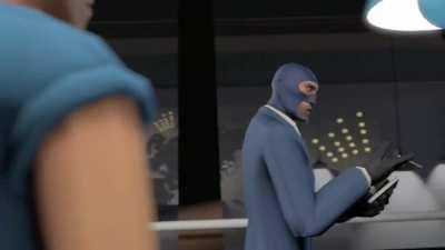 There is no punchline this is just Meet The Spy in it's entirety.