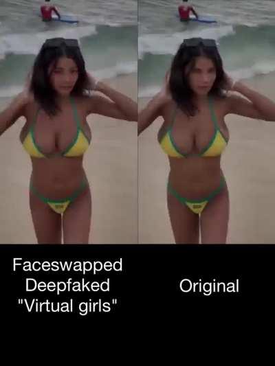 Deep fake vs original