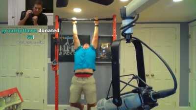 Ripped Boomer jamming out to 6ix9ine while working out on stream (SOUND ON) (MUST WATCH) (HIGH T WARNING)