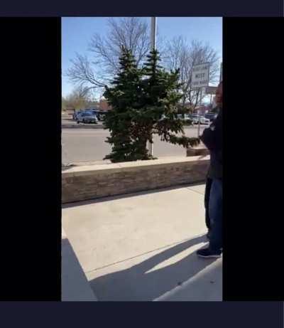 Racist Karen calls black women in grocery store the N word and then tries to cling too a black man for help when they confront her outside 🫢